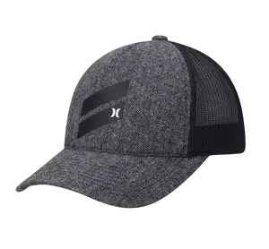 HURLEY DARK GRAY ICON SLASH TRUCKER HAT SNAPBACK MESH HIHM0051 010