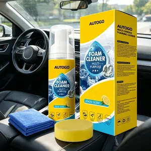 Stop Scrubbing!  Foam Cleaner: Deep Stain Removal for Car Interior & Home Furniture. Safe on Plastic, Fabric & Upholstery(150ml)