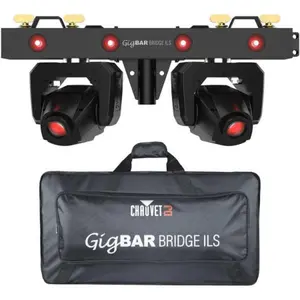 Chauvet DJ GigBAR Bridge ILS | 2-in-1 Moving Head & Wash Bar | ILS + Wireless DMX, Totem Mode
