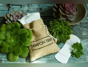 Tampon Tribe Organic Pantyliners - 24 Ultra-Thin Hypoallergenic GOTS Certified Cotton Pantyliners, Plastic Free & Biodegradable Adhesive