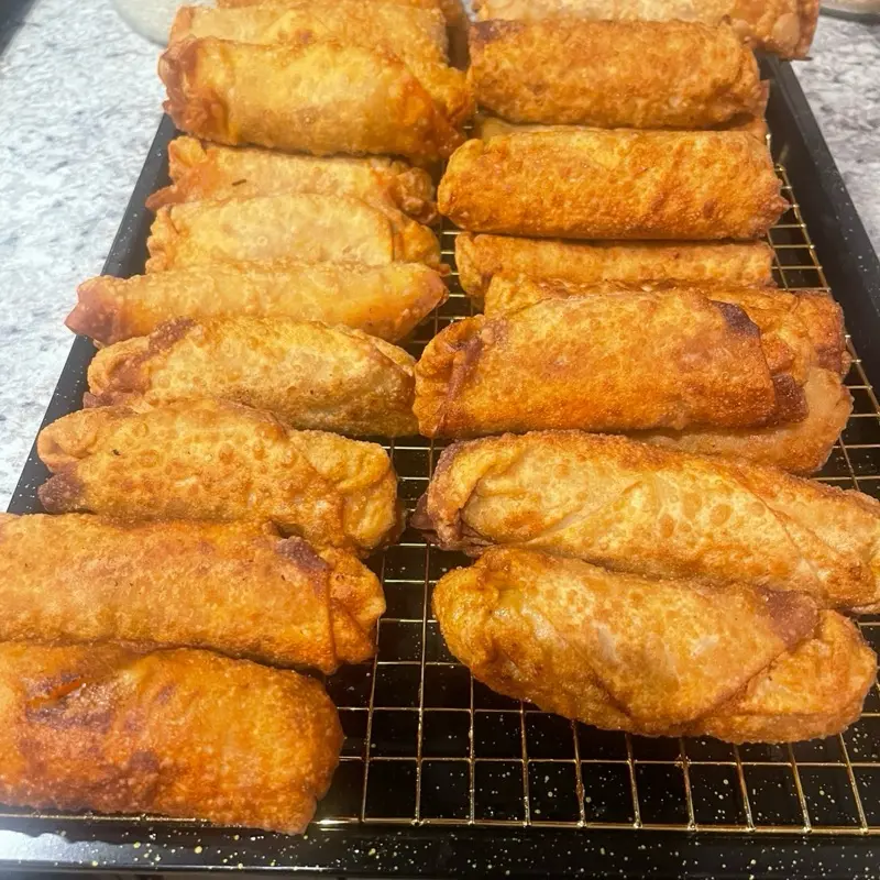 Crispy Frozen Eggrolls, 6-Pack Ready-to-Reheat Appetizers for Party Gatherings