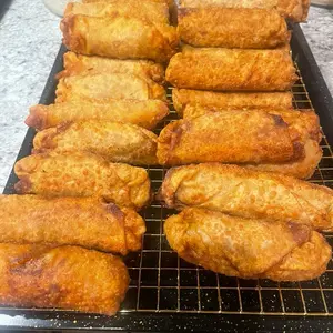 Crispy Frozen Eggrolls, 6-Pack Ready-to-Reheat Appetizers for Party Gatherings