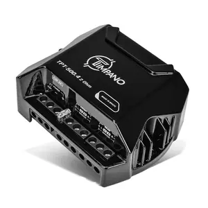 4  Amplifier  Audio 4 x 125 Watts 2 Ohm, TPT-500.4 Small 4  Amp12  Full Range Class D Mini Bridgeable  4