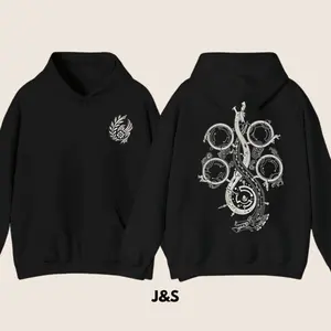 Monster Hunter Wilds Hoodie | Gaming Fan Art Unisex Merch, Video Game shirt, Unisex Gamer Tee Menswear, Gift For Fan Gaming