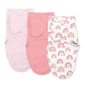 SwaddleMe by Ingenuity Original Swaddle - Rainbows - S/M - 0-3 Months - 3pk