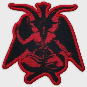Red Baphomet Patch