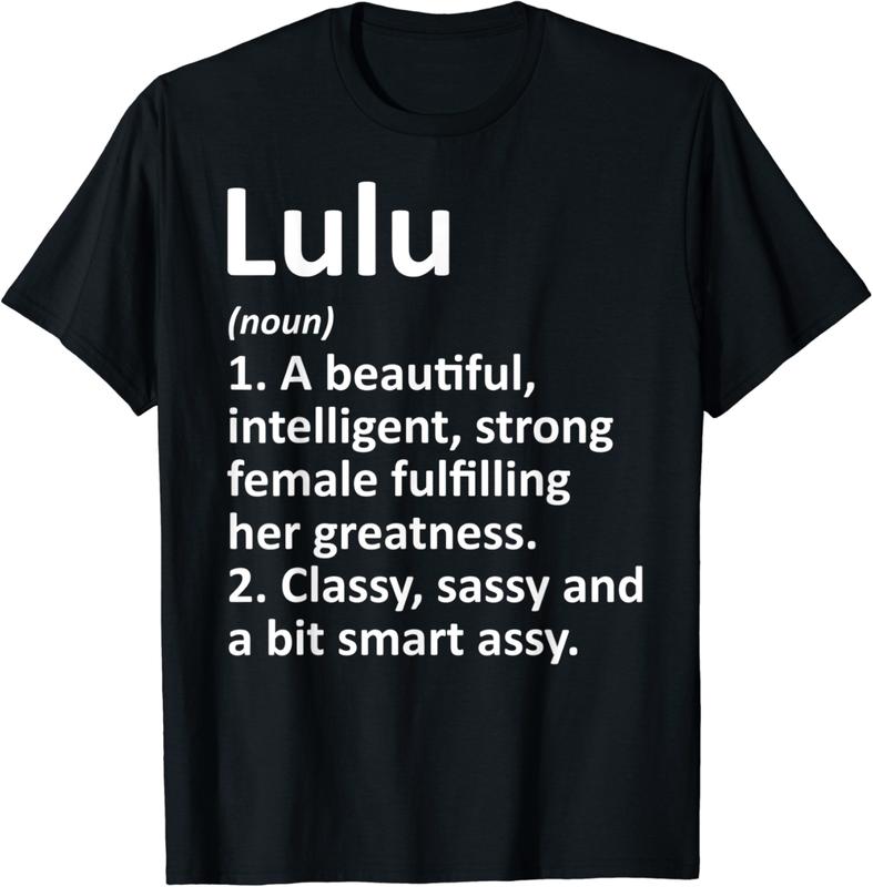 LULU Definition Personalized Name Funny Christmas Gift T-Shirt - Terrancecar Shop 23B08LV9QZ91
