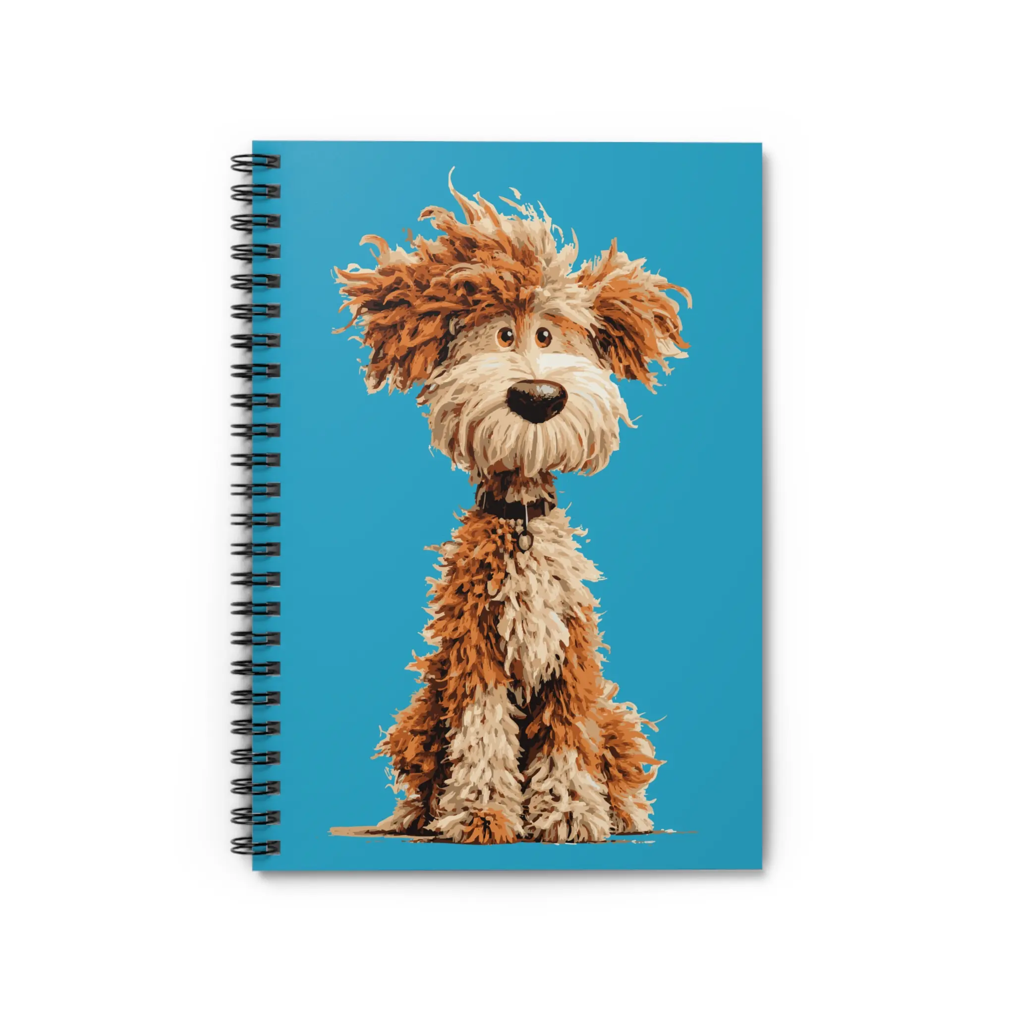 Cute Dog-Themed Spiral Notebook for Dog Lovers, Journaling, Note Taking, Gifts for Pet Owners, School Supplies
