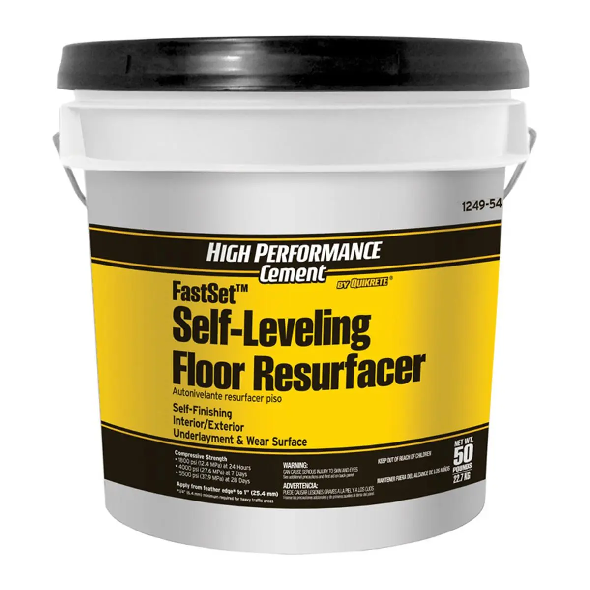 Quikrete FastSet Gray Self-Leveling Floor Resurfacer, 50 lbs Quikrete FastSet Gray Self-Leveling Floor Resurfacer, 50 lbs