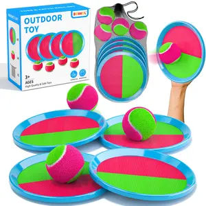 Fun Toss and Catch Ball Game with Compact Storage Bag Perfect for Backyard Yard Beach and Outdoor Activities