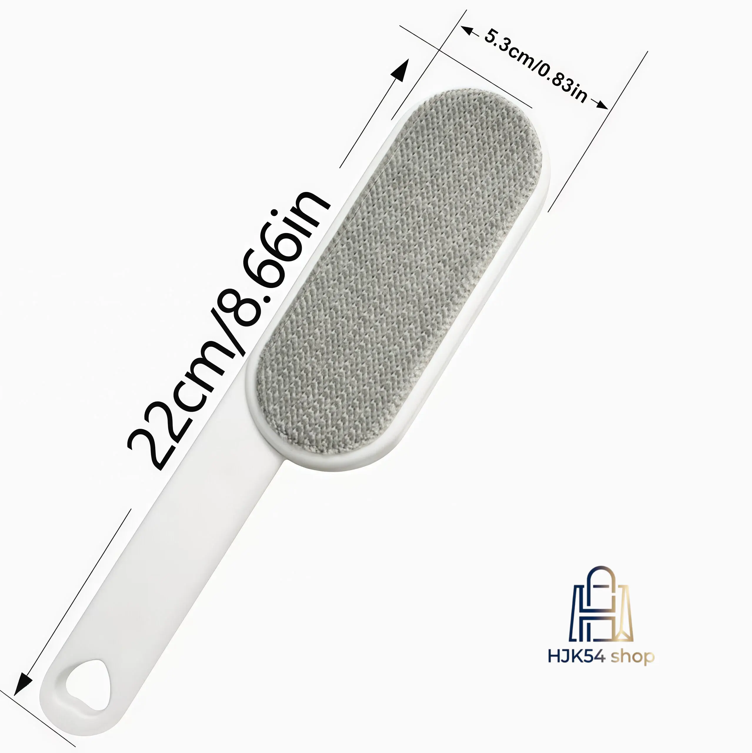 Double-Sided Fabric Lint Remover Brush with Long Handle, Reusable Tool That Removes Fabric Fuzz for Clothes, Sofas Cleaning