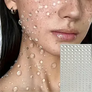 162 Piece Elegant Water Drop Sticker Set, Art Stickers, Perfect for Halloween Christmas Birthdays, Mermaid Fairy Princess Role Play Stage Performance