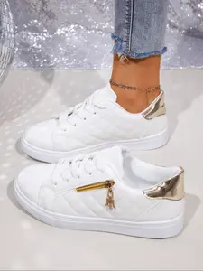 Women's Casual Sneakers, Multifunctional Bread Shoes, Student Shoes, Unique Personalized Flat Shoes, Outdoor Canvas Shoes