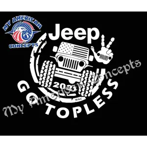 Jeep Go Topless 2021 Decal!