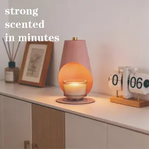 Candle Warmer Lamp with Timer Dimming Function, Perfect Gift for Women Mothers' Birthday, Home Decor, Wax Melter, Includes Two Bulbs