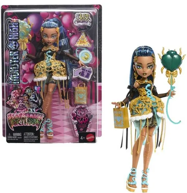 Monster High Scary Sweet Birthday Cleo De Nile Doll  [COLLECTIBLES] Paper Doll, Collectible