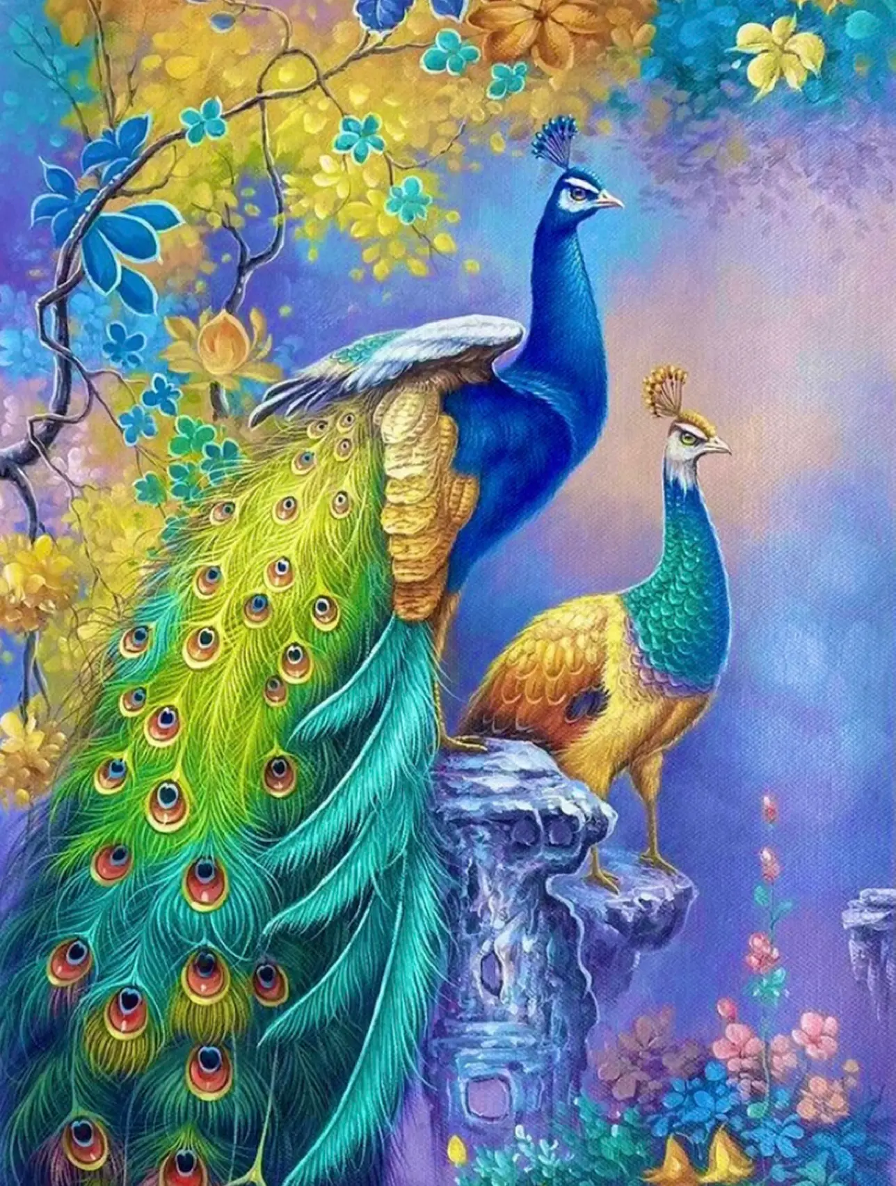 Peacock Birds DIY Diamond Art Kit diamond art Peacock Birds DIY Diamond Art Kit diamond art