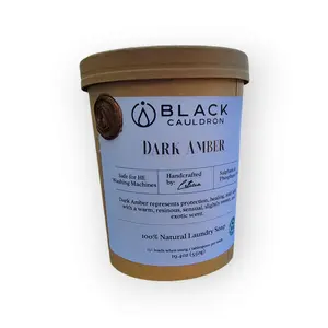 Dark Amber Laundry Soap Powder 19.4oz - fully compostable packaging!!