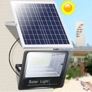 Solar Outdoor Lights, Solar Floodlight, 6000mAh Outdoor Solar Light with 360° Light-Absorbing Solar Panel, 3 Modes Solar Lights, LED, Durable Waterproof Light, Suitable for Gardens, Walls, Porches (2 Pcs)