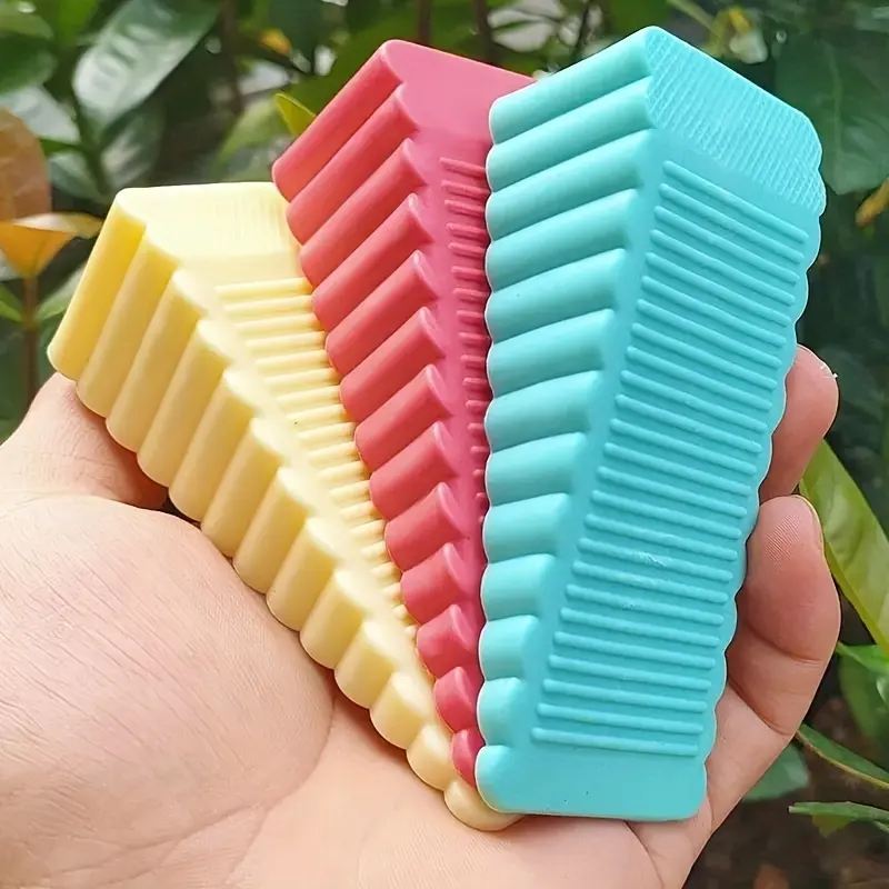 4pcs No-Drill Windproof Door Stopper - Stops Drafts & Noise |     Wall-Safe Protection |     Office/Home Anti-Pinch Wedge |     Durable Creative Design
