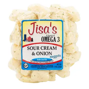 Sour Cream & Onion Cheese Nuggets | 8 oz | Jisa's Farmstead Cheese