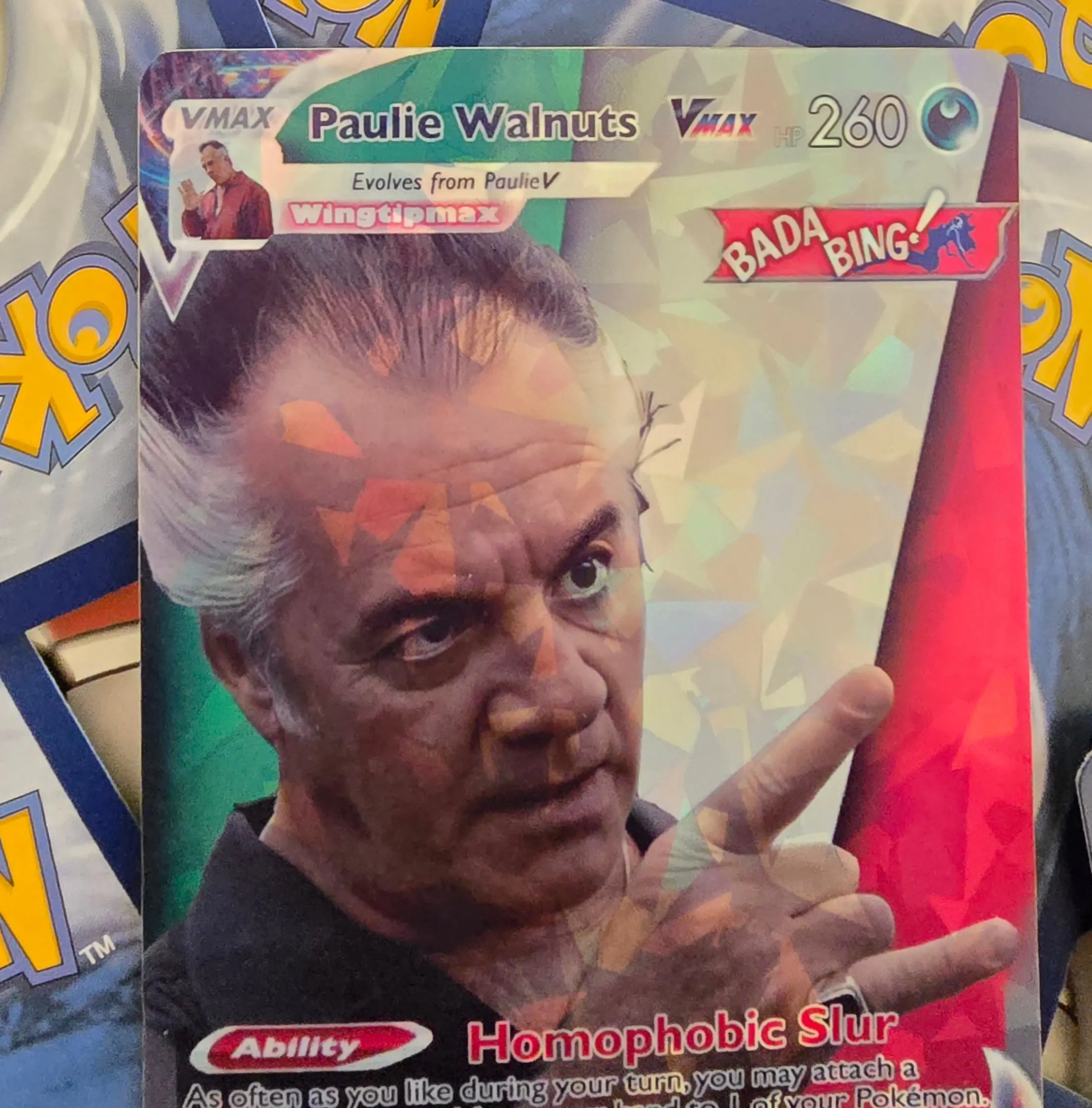 pokemon cards sopranos Vito Pokemon Card