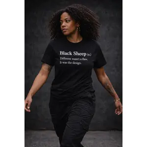 Black Sheep Definition Tee – UNAPOLOGETIC Series