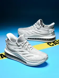 Men's Big Size Running Shoes 2026, Full-Palm Air Cushion Shock Absorption, Breathable Mesh, Height Increase 45-48, Sports Sneakers