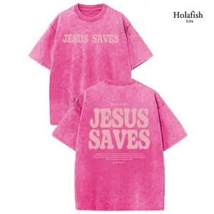Holafish Womens Acid Washed Cotton Tee, Soft Breathable Casual Top Ideal for Campus Outfits Girlfriends Gatherings Outdoor Picnics Lazy Weekends and Everyday Casual Looks