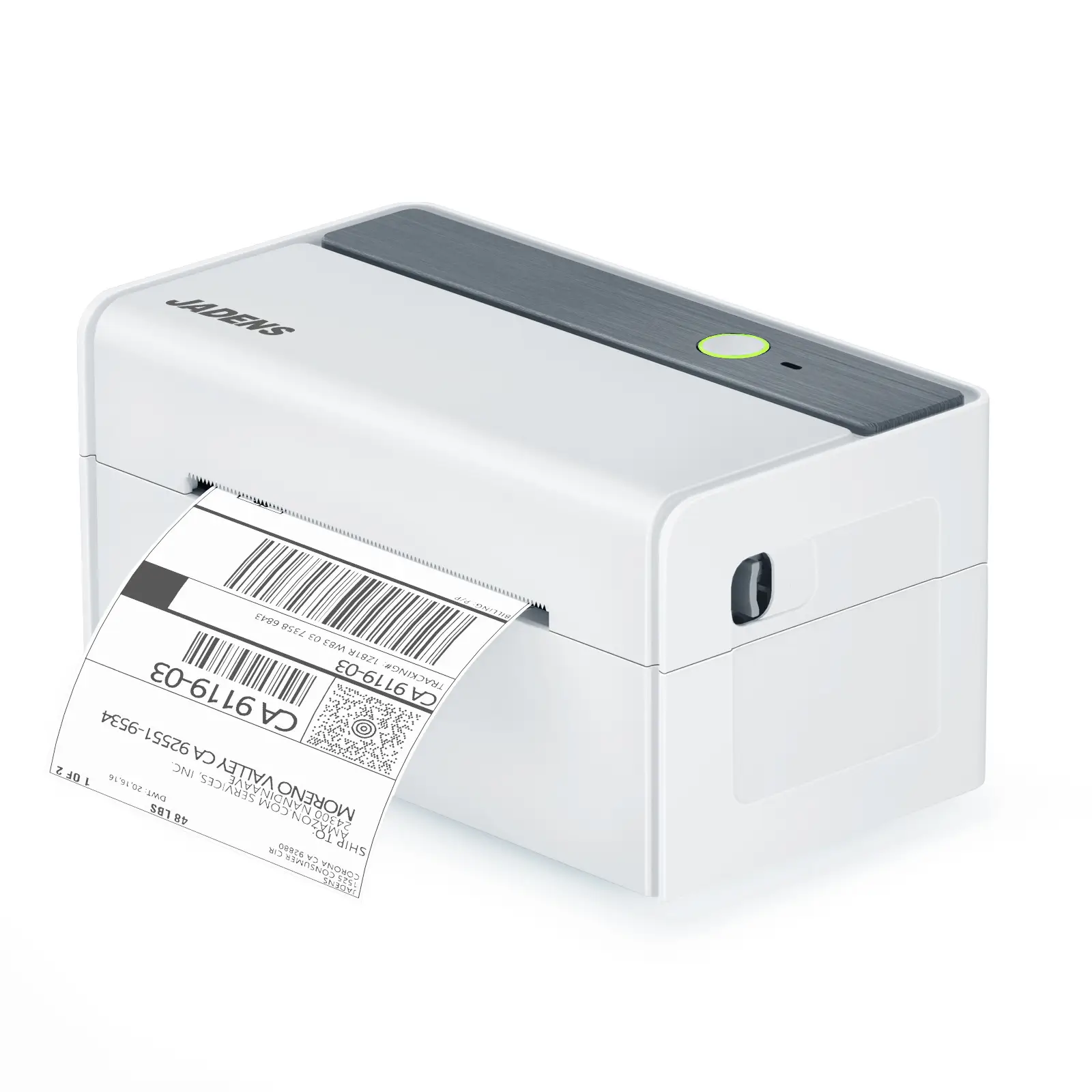 JADENS Bluetooth Thermal Label Printer -Wireless Shipping Label Printer for Small Business & Package Compatible with iPhone, iPad, Mac, Windows, Andro