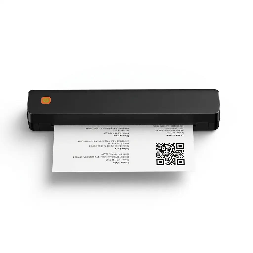 Inkless Portable Printer 2026 Model - Wireless Bluetooth Thermal Travel Printer for On the Go Printing, Support Letter & A4 Size, Compact Inkless Mobile Office Printer for Smartphone & Laptop