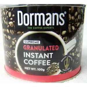 Dormans Supreme Granulated Instant Coffee 100g - Pure Kenyan Beans for Rich Aroma & Smooth Taste