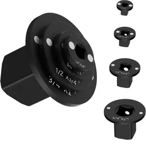 Low Profile Impact Socket Adapter Set, Drive Ratchet Adapter Set 1" to 3/4", 3/4" to 1/2", 1/2" to 3/8", 3/8" to 1/4" Magnetic Design, Works with Sockets/Wrenches/Cordless Drills 4PCS