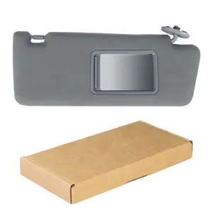 Gray Right Passenger Side Sun Visor with Mirror Compatible with Toyota Tacoma 2005-2015 74310-35C10-B0