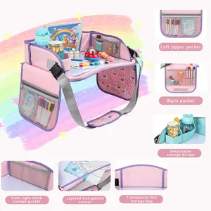 Car Safety Seat Tray, Durable Car Organizer, Perfect for Travel & Daily Use, Essential Vehicle Accessory, Easy Installation Design