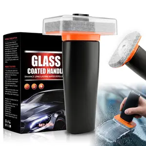 90ml Car Glass Coating Handle, Water Repellent Anti-Fog Rainproof Agent, Long-Lasting Hydrophobic Coating for Automotive Windshield & Windows