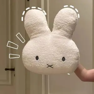 Kawaii Miffy Plush Doll Cute Plush Pillow Comfortable Sofa Cartoon Rabbit Body Pillow Room Decoration Girl Birthday Gift
