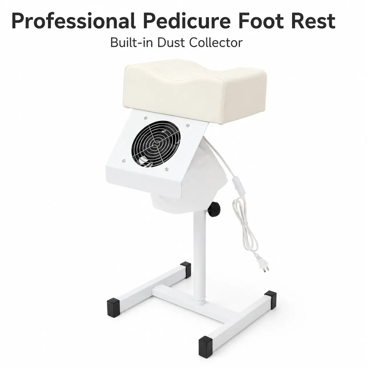 Premium Pedicure Stool Chair - Salon Lift Stool with Adjustable Footrest. Premium Pedicure Stool Chair - Salon Lift Stool with Adjustable Footrest.