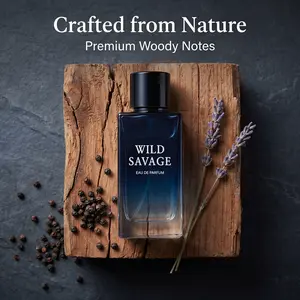 Wild Eau de Parfum Cologne for Men, 50ml Oriental Fougere Cologne with Bergamot, Lavender & Spices – Long-Lasting Masculine & Unisex Fragrance, Ideal for Daily Wear & Gifts