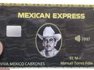 El M-1 Manuel Torres Félix MX EXPRESS Debit/Credit Card Covers - Premium Vinyl, Vibrant Designs, Easy Application
