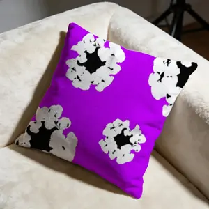 Popular DDenim Tearses Cushion Cover High quality plush fabric skin-friendly breathable all seasons universal anti-pilling no fading lightweight durable ideal for bedroom car sofa perfect daily use decor great gift for family and friends