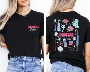 Custom Dental Assistant Shirt ,Personalized Dental Assistant Gift, Dental Life Shirt, Dentist Tooth Shirt Tee, Dentist Assistant T-Shirt