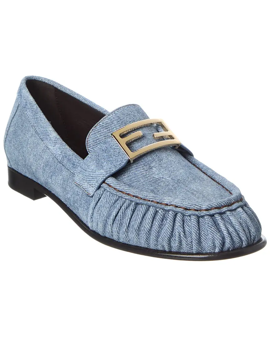FENDI Baguette Denim Loafer