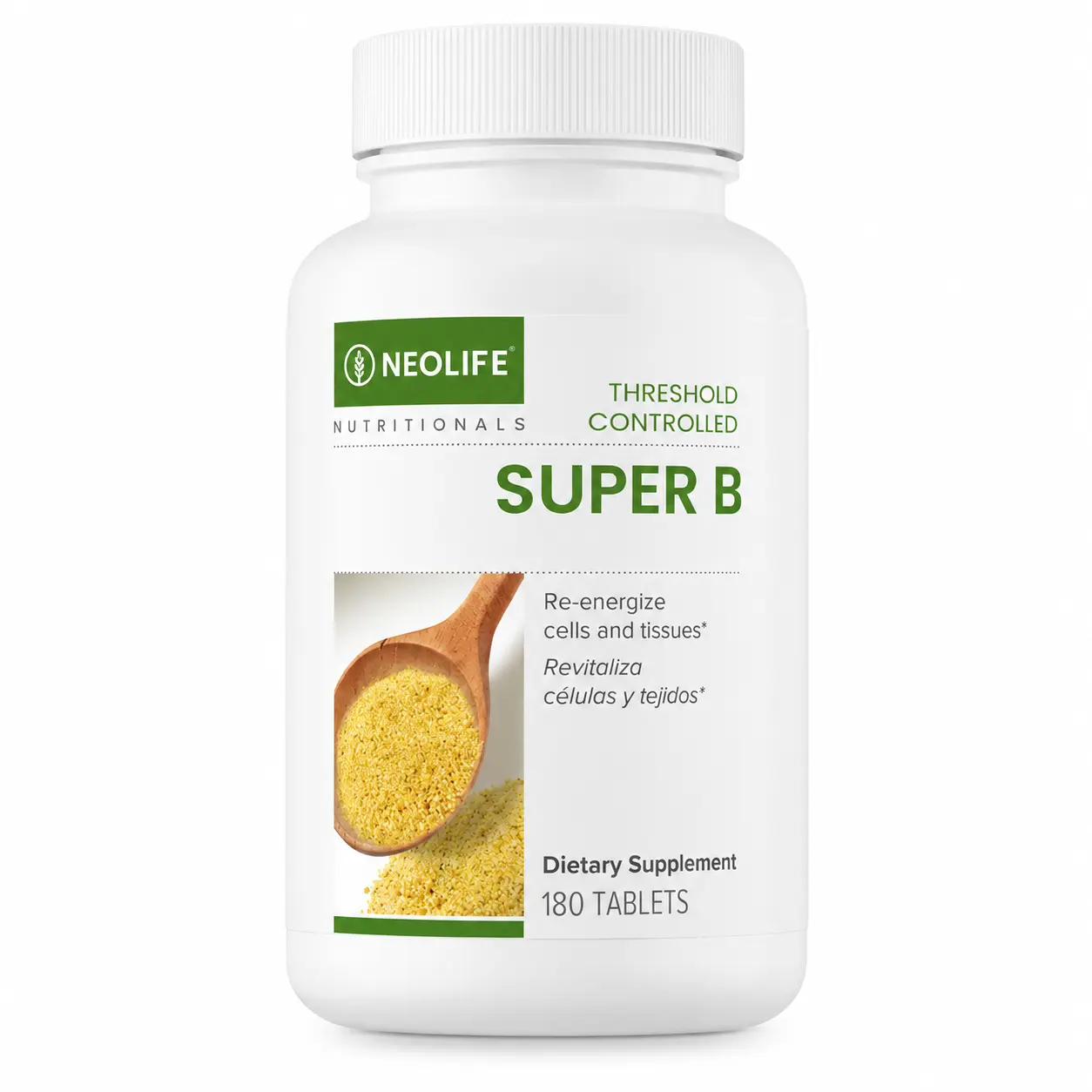 NeoLife Super B Threshold Controlled B-Complex Tablets, 180 Count