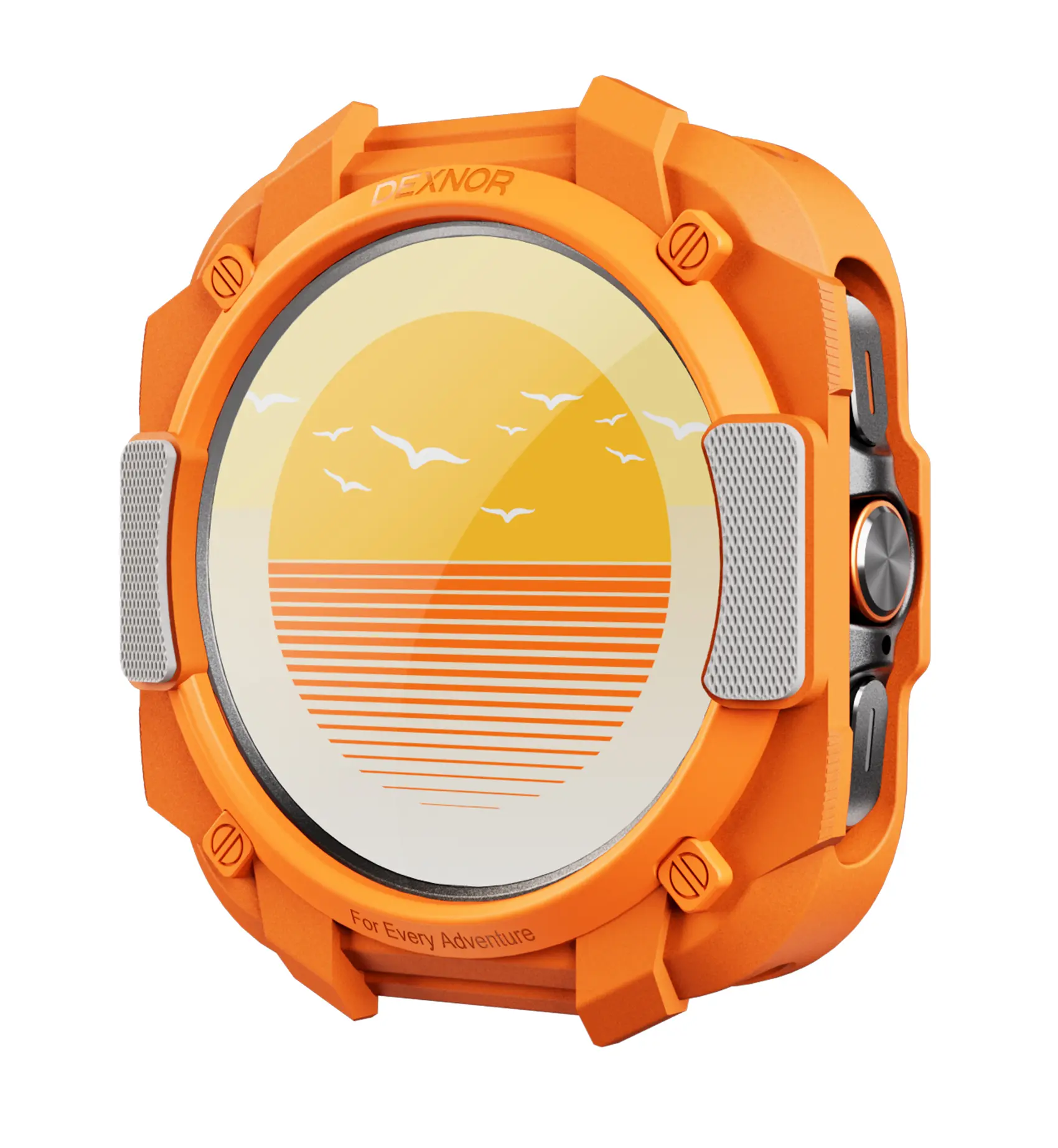 DEXNOR for Samsung Galaxy Watch Ultra Case 47mm 2025/2024, Durable Shockproof TPU Bumper Cover for Outdoor Adventure