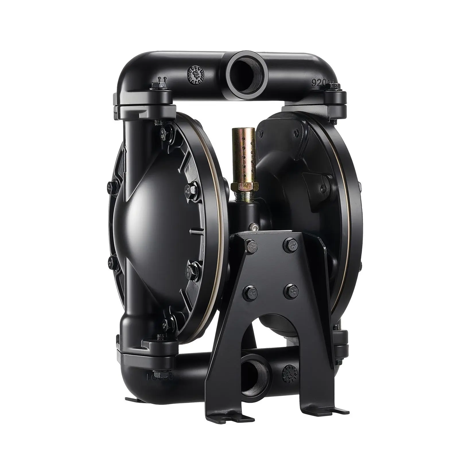 【summerfinds】VEVOR Air Operated Double Diaphragm Pump, 35 GPM, 1 inch Inlet & Outlet Pneumatic Waste Oil Transfer Pump, Max 114 PSI, Aluminum Alloy Body, Air-Operated for Diesel, Grease, Kerosene, Gasoline & Oil