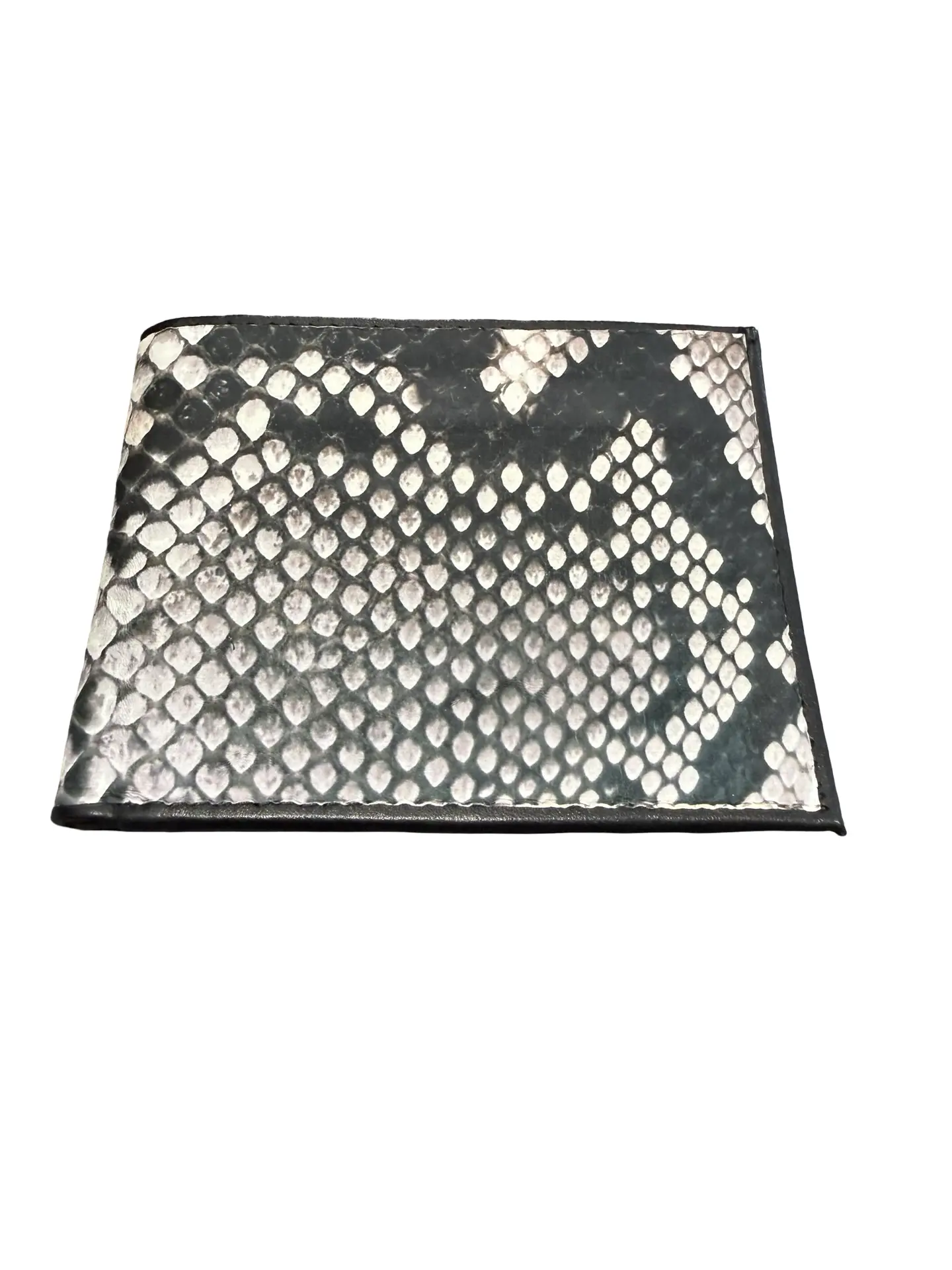 Billetera de Vibora Piton Culebra de Piel Men’s Leather wallet with Snake Animal Print