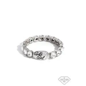 God's Grace White Bracelet