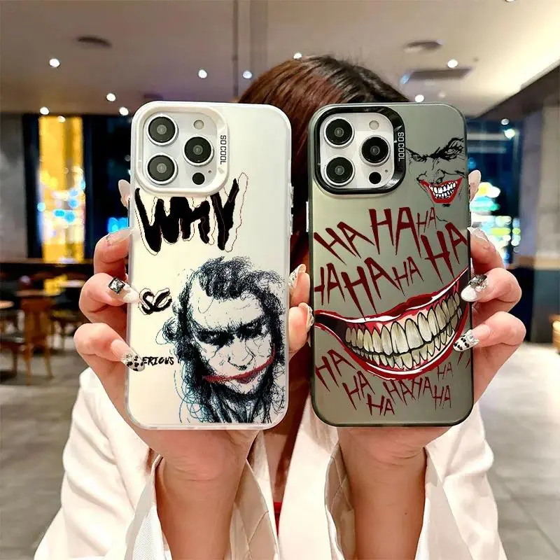 Funda Phone Case For iPhone 17 Air 16 15 14 13 12 11 Pro Max Plus Happy Clown J-Joker