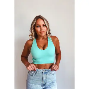 Kendall Ribbed Racerback Tank